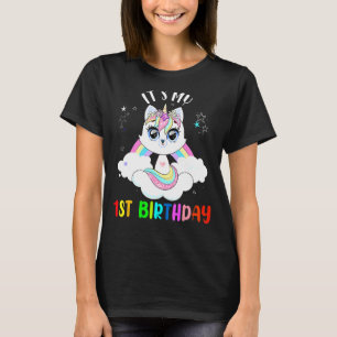 Camiseta É o meu primeiro aniversario, , Gato-de-Obra-Arco-