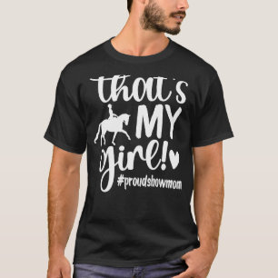 Camiseta É o meu show de cavalos da mãe equestre