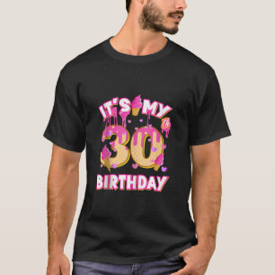 Camiseta É o meu Sorvete de aniversário de 30 anos