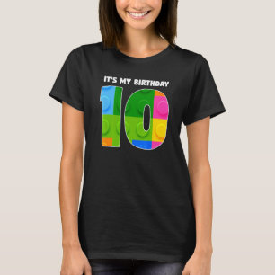 Camiseta É o meu tijolo de 10 de 10 anos