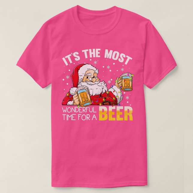 Camiseta É O Momento Mais Maravilhoso Para Um Natal De Bebê (Frente do Design)