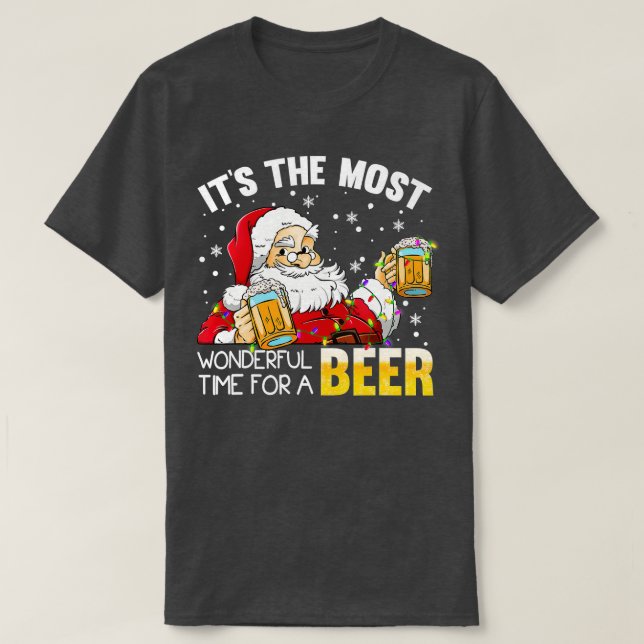 Camiseta É O Momento Mais Maravilhoso Para Um Natal De Bebê (Frente do Design)