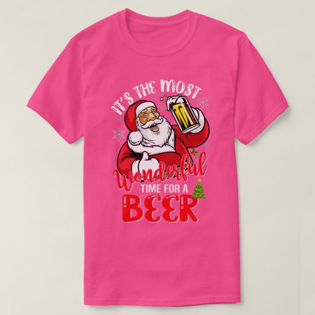 Camiseta É O Momento Mais Maravilhoso Para Um Natal De Bebê (Frente do Design)