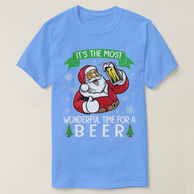 Camiseta É O Momento Mais Maravilhoso Para Um Natal De Bebê (Frente do Design)