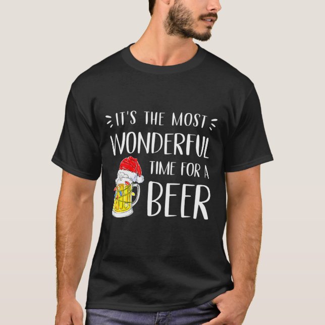 Camiseta É O Momento Mais Maravilhoso Para Uma Cerveja (Frente)