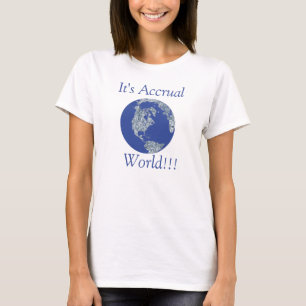 Camiseta É o mundo II da acumulação
