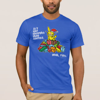 Camiseta É o pensamento que conta