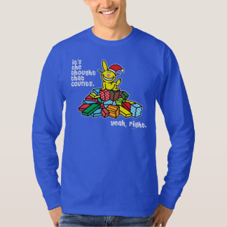 Camiseta É o pensamento que conta
