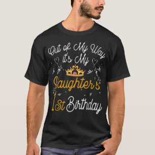 Camiseta É o primeiro aniversario da minha filha
