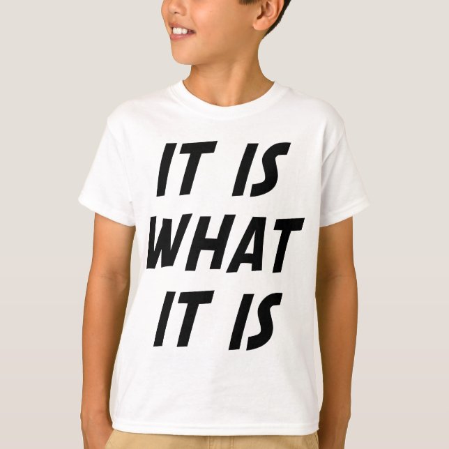 Camiseta É O Que É (Frente)