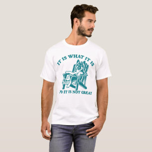 Camiseta É O Que É E Não É O German shepherd