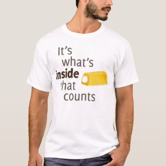Camiseta É o que é o interior que conta