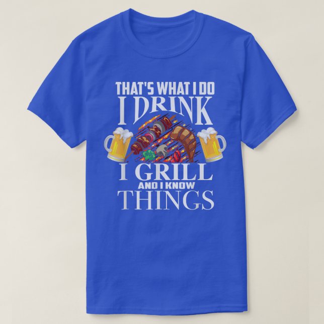 Camiseta É O Que Eu Bebo Eu Grito E Sei Coisas Fu (Frente do Design)