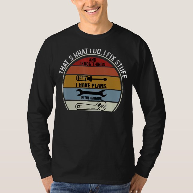 Camiseta É O Que Eu Faço E Conheço Coisas Gara (Frente)