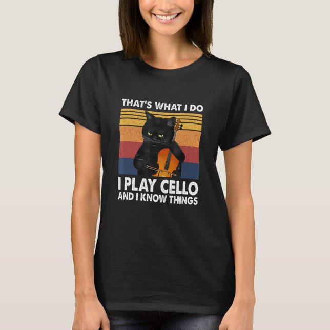 Camiseta É O Que Eu Faço Para Tocar Celp E Eu Sei Coisas (Frente)
