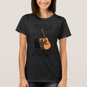 Camiseta É O Que Eu Faço, Pinto Gatos, Toco Guitarras