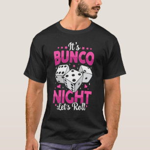Camiseta É o Roll de Vamos Noturno Funny Bunco Player Gam