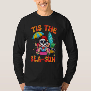 Camiseta É o Sol do Mar Natal Praia Verão Natal em Julho