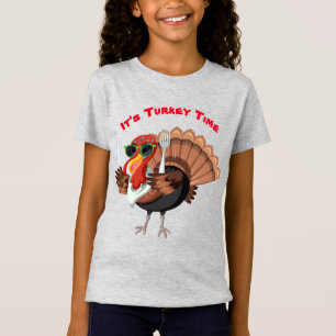 Camiseta É o tempo da Turquia Meninas T-Shirt