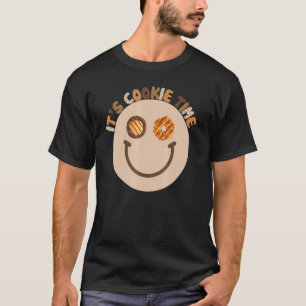 Camiseta É o tempo dos amigos do Cookie para sempre vigiare
