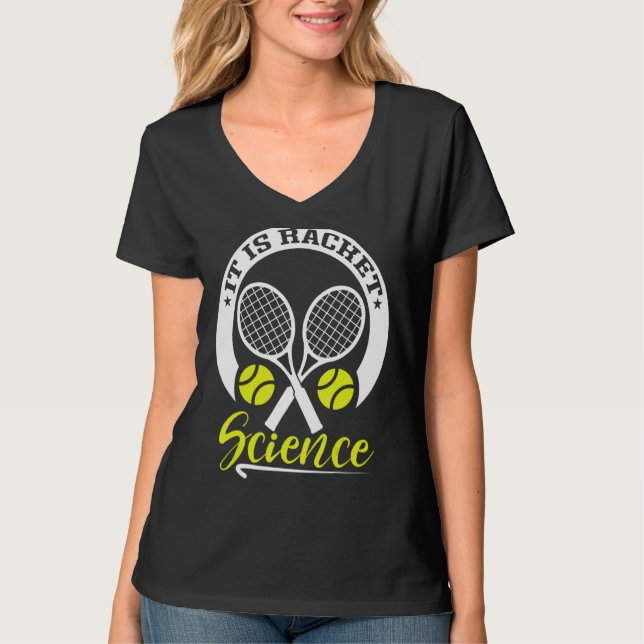 Camiseta É o Tênis da Racket Science (Frente)