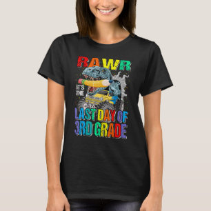 Camiseta É o último dia dos Dinos Monstros do 3º ano