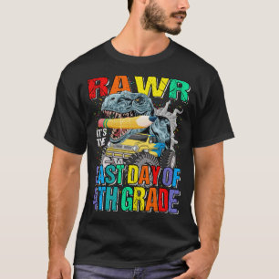 Camiseta É O Último Dia dos Dinos Monstros do 4º ano
