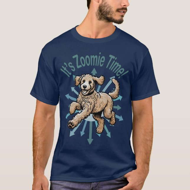 Camiseta É o Zoomie Time Doodle (Frente)