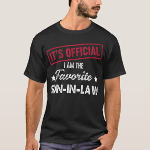 Camiseta É Oficial Eu Sou O Filho-De-Direito Favorito