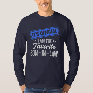 Camiseta é oficial eu sou o genro favorito