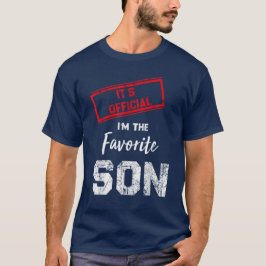 Camiseta É oficial, sou o filho favorito