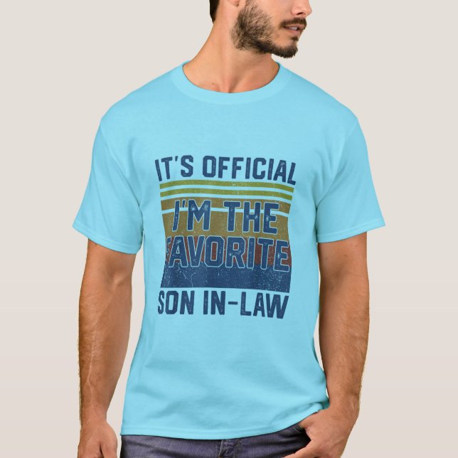 Camiseta É oficial, sou o filho favorito. (Frente)