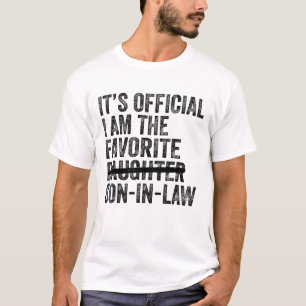 Camiseta É oficial, sou o genro favorito.