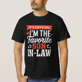 Camiseta É oficial, sou o genro favorito