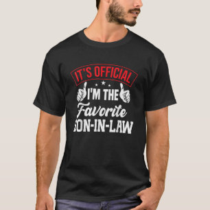 Camiseta É oficial, sou o genro favorito.