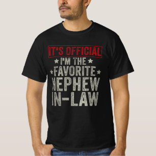 Camiseta É oficial. Sou o sobrinho-de-direito favorito.