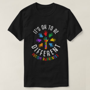 Camiseta É Ok Ser Diferente, Conscientização do Autismo