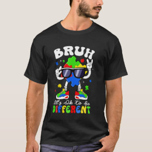 Camiseta É Ok Ser Diferente Conscientização do Autismo Dabb