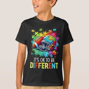 Camiseta É Ok Ser Diferente Futebol Conscientização do Auti