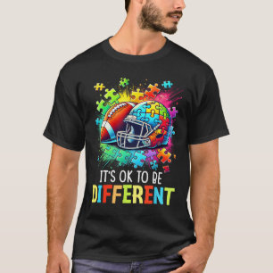 Camiseta É Ok Ser Diferente Futebol Conscientização sobre A