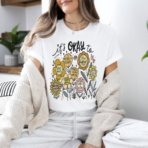 Camiseta É Okay Boho Floral T-Shirt