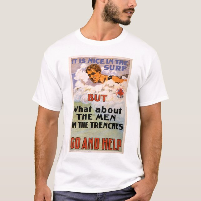 Camiseta E os homens nas trincheiras? (Frente)