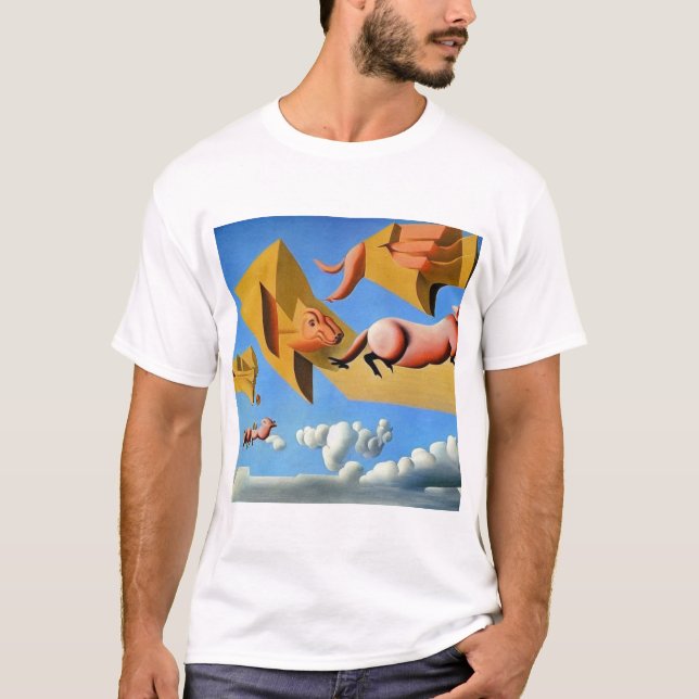 Camiseta E os porcos voarão (Frente)
