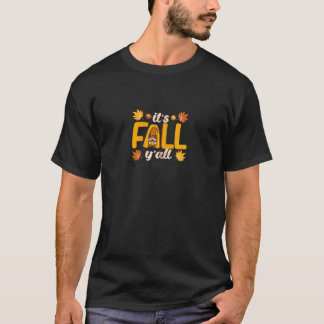 Camiseta É Outono, Gnome Abóbora de Halloween Dia de Ação d