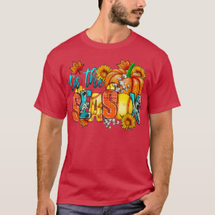 Camiseta É outono Vocês adoram queda de abóbora girassol