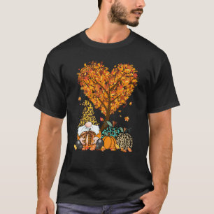 Camiseta É outono Vocês todos gnomos lindos Abóbora Abó