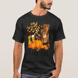 Camiseta É outono Vocês todos Purebred American Pit Bull