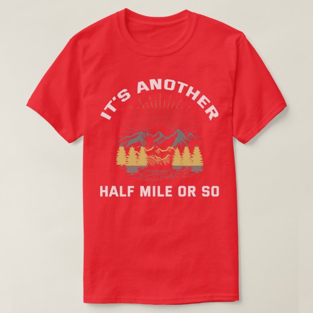 Camiseta É outra meia milha (Frente do Design)