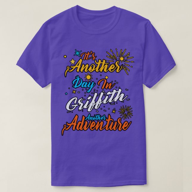 Camiseta É outro dia em Griffith outra aventura (Frente do Design)