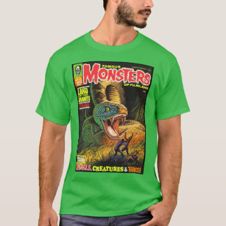 CAMISETA E OUTRO EXCELENTE FAMOSO MONSTOS DE COVAS FILMLAND